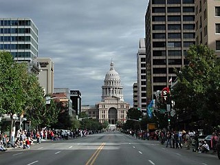 If Congress Avenue evolves into one of the “great urban boulevards,” it could become a vibrant destination point every day of the week – as it did for this particular event.
