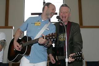 Wayne Kramer (l) and myself