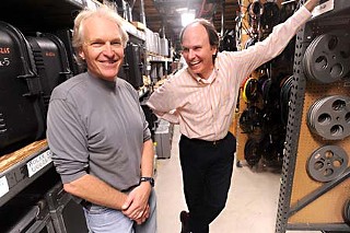 Steve Mims (l) and Reid Nelson at the UT RTF production facility