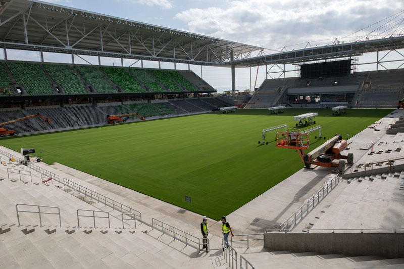 Austin FC Stadium Construction Progress - 1 of 11 - Photos - The Austin ...