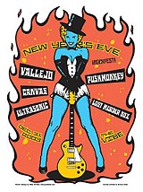 Best Concert Poster: Vallejo at the Vibe by Billy Perkins