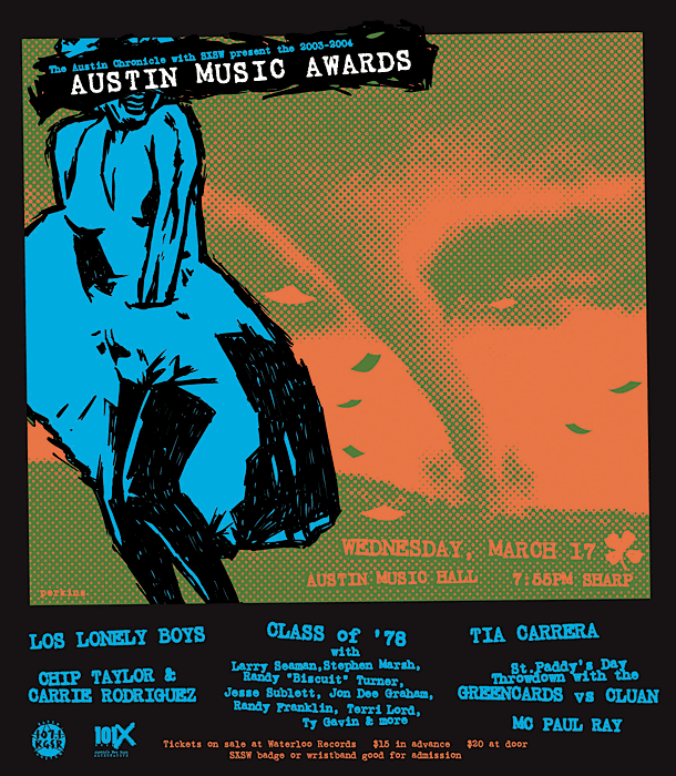 Austin Music Awards 2003-2004 Poster