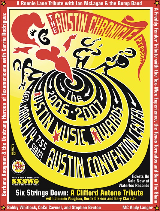 Austin Music Awards 2006-2007 Poster