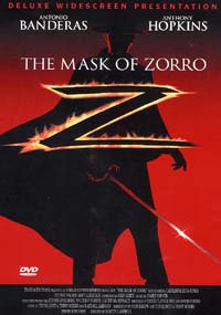 DVD cover for Mask of Zorro