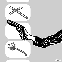 man with gun