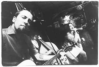band onstage