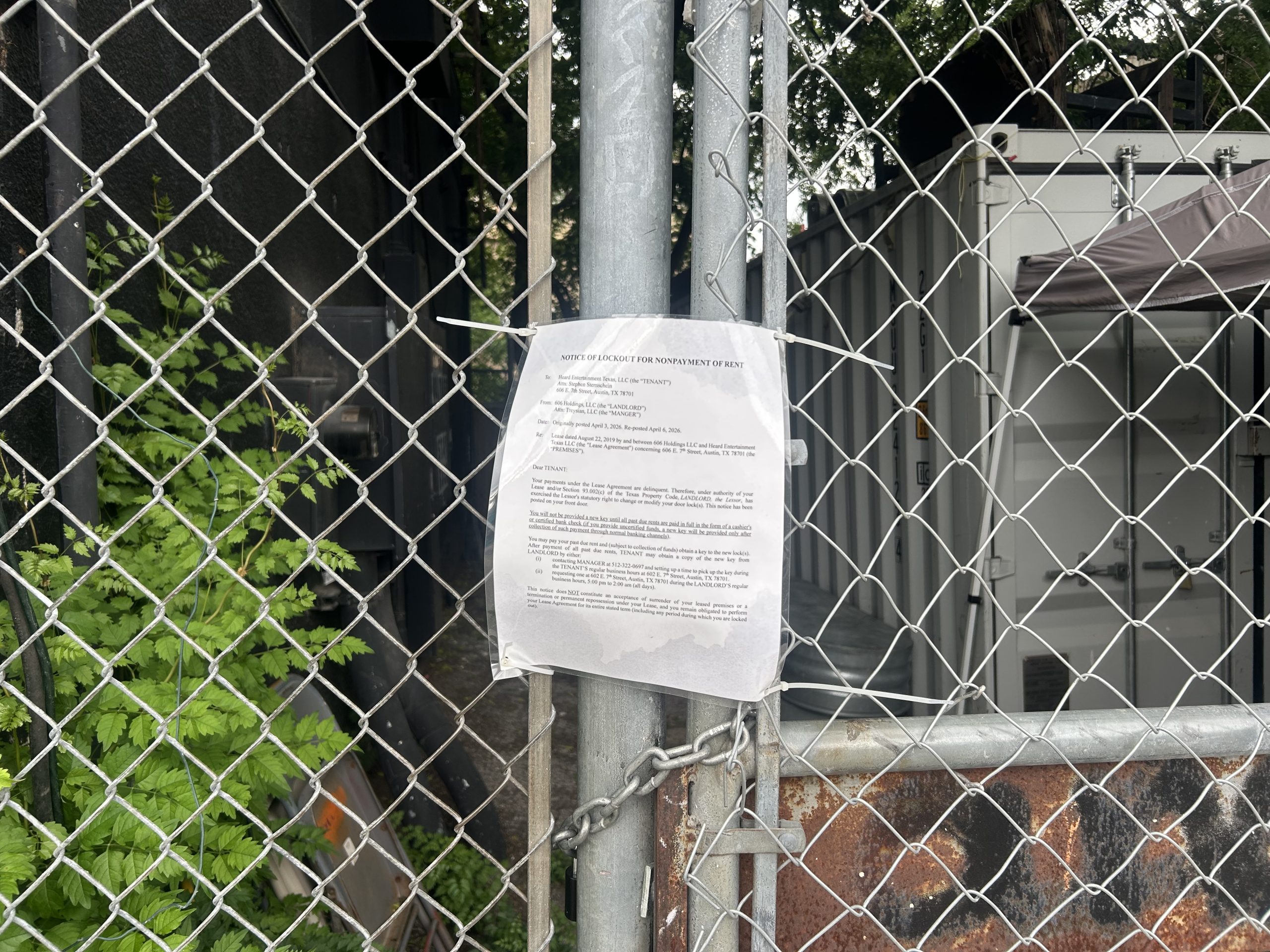 Empire Control Room Owner Locked Out of Venue by Landlord for “Nonpayment of Rent” • The Austin Chronicle